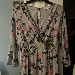Pink lily dress new with no tags